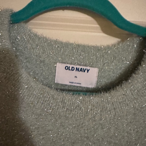 Light Blue tinsel sweater - Picture 2 of 4